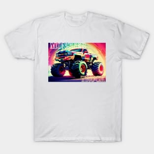 Rainbow monster truck T-Shirt